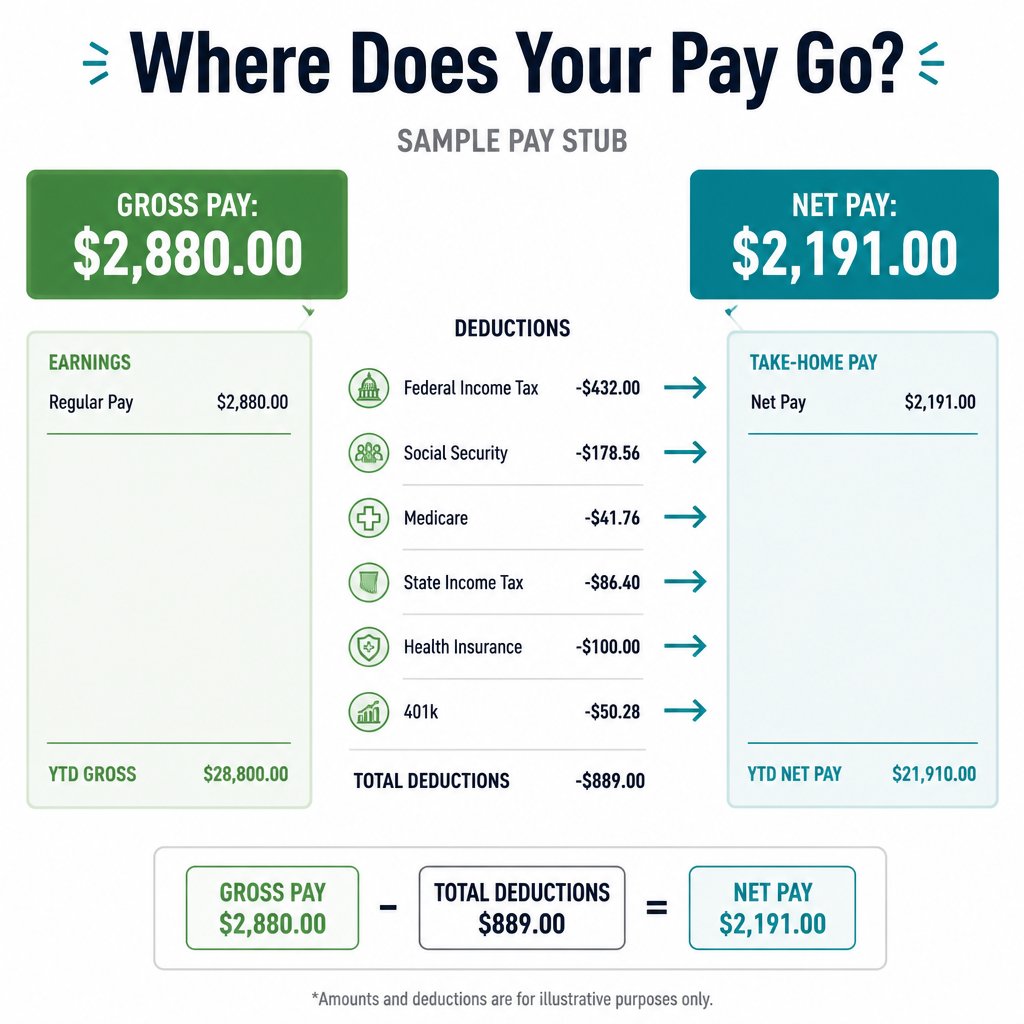 Your First US Pay Stub Explained 1